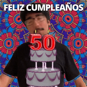 ¡Feliz 50.º cumpleaños!