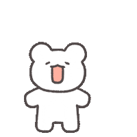 Bear Disappear Sticker