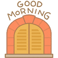Good Morning Animation Sticker by Holler Studios