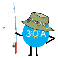 fishing beachhappy Sticker by 30A