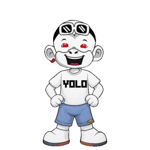 Lets Go Yolo Sticker by Zhot