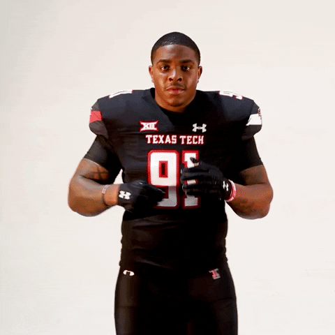Nelson Mbanasor GIF by Texas Tech Football