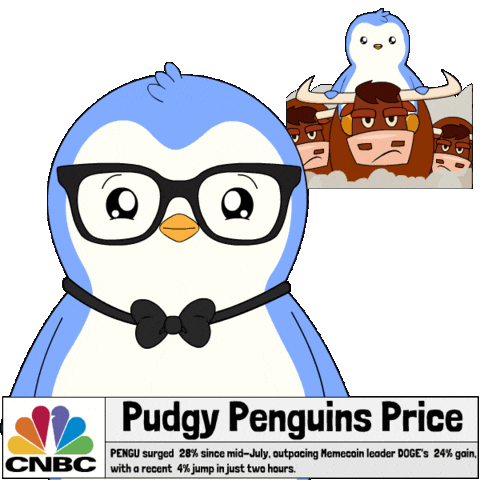 Breaking News Sticker by Pudgy Penguins