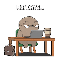 Happy Monday Morning Sticker by Fugz Official