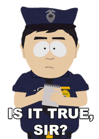 Police Is It True Sticker by South Park