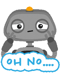 Oh No Reaction Sticker by cabuu