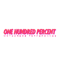 100 Percent Ride Sticker by 100%