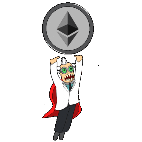 Rocket Web3 Sticker by 3dFrankenPunks