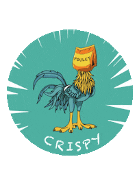 Chicken Nuggets Sticker by Les Filous
