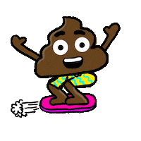 Hang Ten Surfs Up Sticker by Tarver