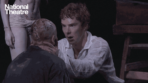 Benedict Cumberbatch Frankenstein GIF by National Theatre