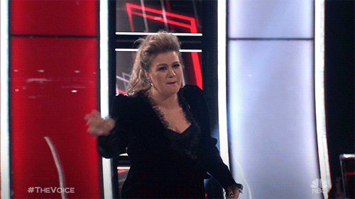 Kelly Clarkson Singing GIF by The Voice