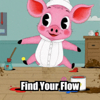 Find Your Flow GIF by The Pigasso