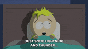 scared butters stotch GIF by South Park 