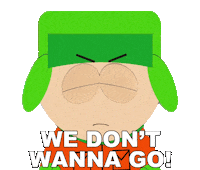 Kyle Broflovski Dont Want To Sticker by South Park