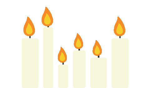 Annitography giphyupload christmas holidays candles Sticker