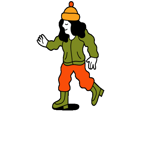 Girl Autumn Sticker by Maeve Chocolate