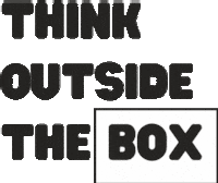 Thinking Box Sticker by Inednet