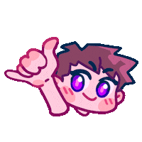 Gm Chibi Sticker by Polygonal Mind