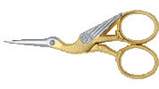 Embroidery Scissor Sticker
