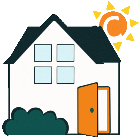 Cedarglen_Homes home house door new home Sticker