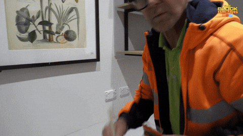 Channel 9 Reaction GIF by The Block