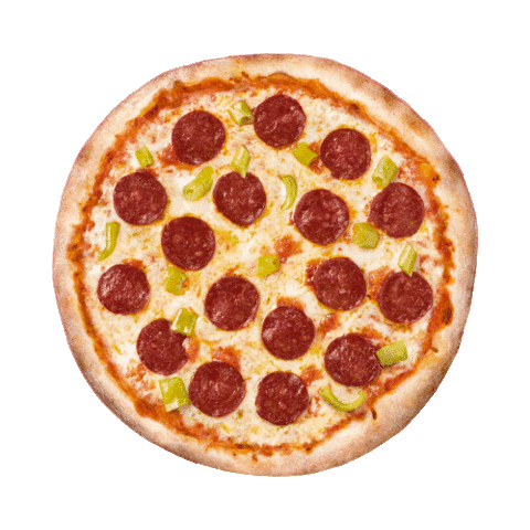 Pizza Salami Sticker by Gustavo Gusto