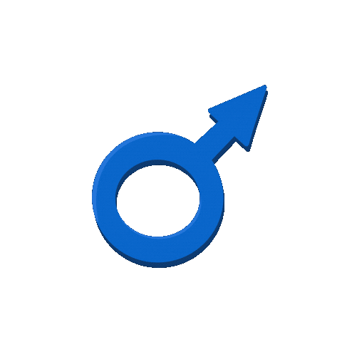Bea_Molatta blue man male masculine Sticker