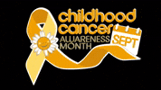 Yellow Ribbon September GIF by Cancer Fund For Children