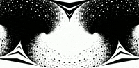 anniemuse black and white mask abstract bw GIF