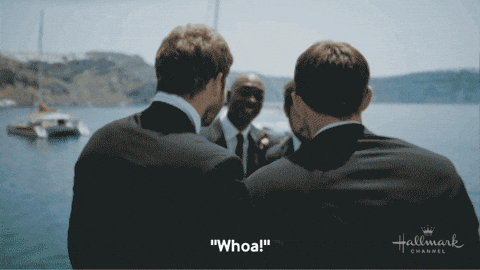 Excited Tyler Hynes GIF by Hallmark Channel