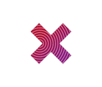 x spreading Sticker