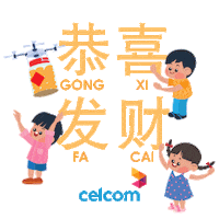 Gongxifacai Sticker by Celcom