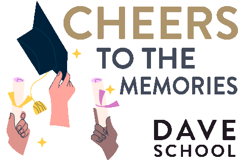 Graduation Class2023 Sticker by The DAVE School