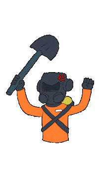 Angry Space Sticker