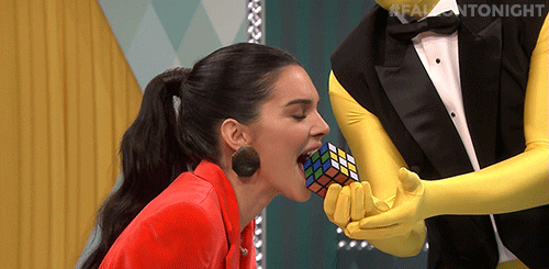 kendall jenner yes GIF by The Tonight Show Starring Jimmy Fallon