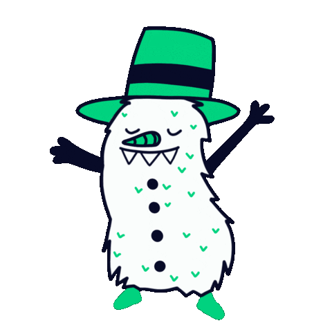 Christmas Monster Sticker by Leagas Delaney Hamburg