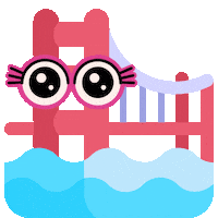 San Francisco Wink Sticker by homesbymatt