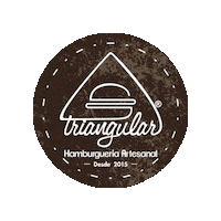 hamburgueriatriangular food burger comida dinner Sticker