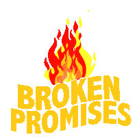 fire grunge Sticker by Broken Promises