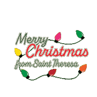 Merry Christmas Sticker by Saint Theresa Bilingual School