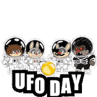 Happy Area 51 Sticker