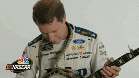 Brad Keselowski Band GIF by NASCAR on NBC