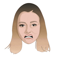 Angry Lola Sticker
