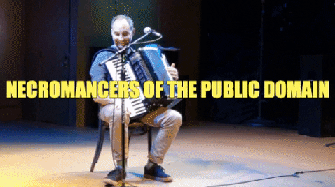 ayunhalliday giphygifmaker accordion theater of the apes necromancers of the public domain GIF
