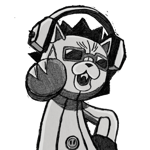 Jamming Turn Up Sticker