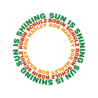 Shining Bob Marley Sticker by Island Records UK