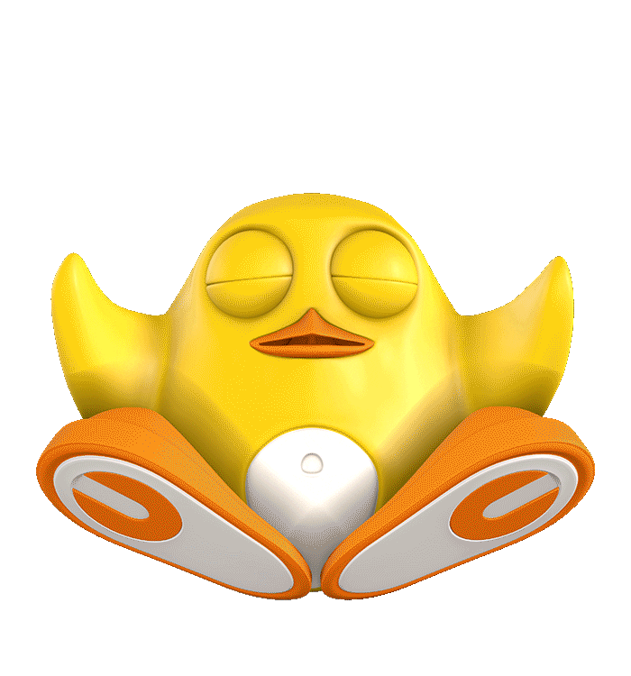 sportunion meditation relaxed maskottchen levitation Sticker