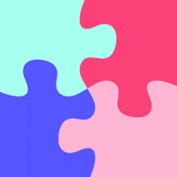 Jigsaw_Dating love couple puzzle dating GIF