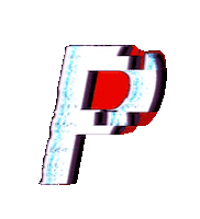 Glitch Alphabet Sticker by #BASILIO